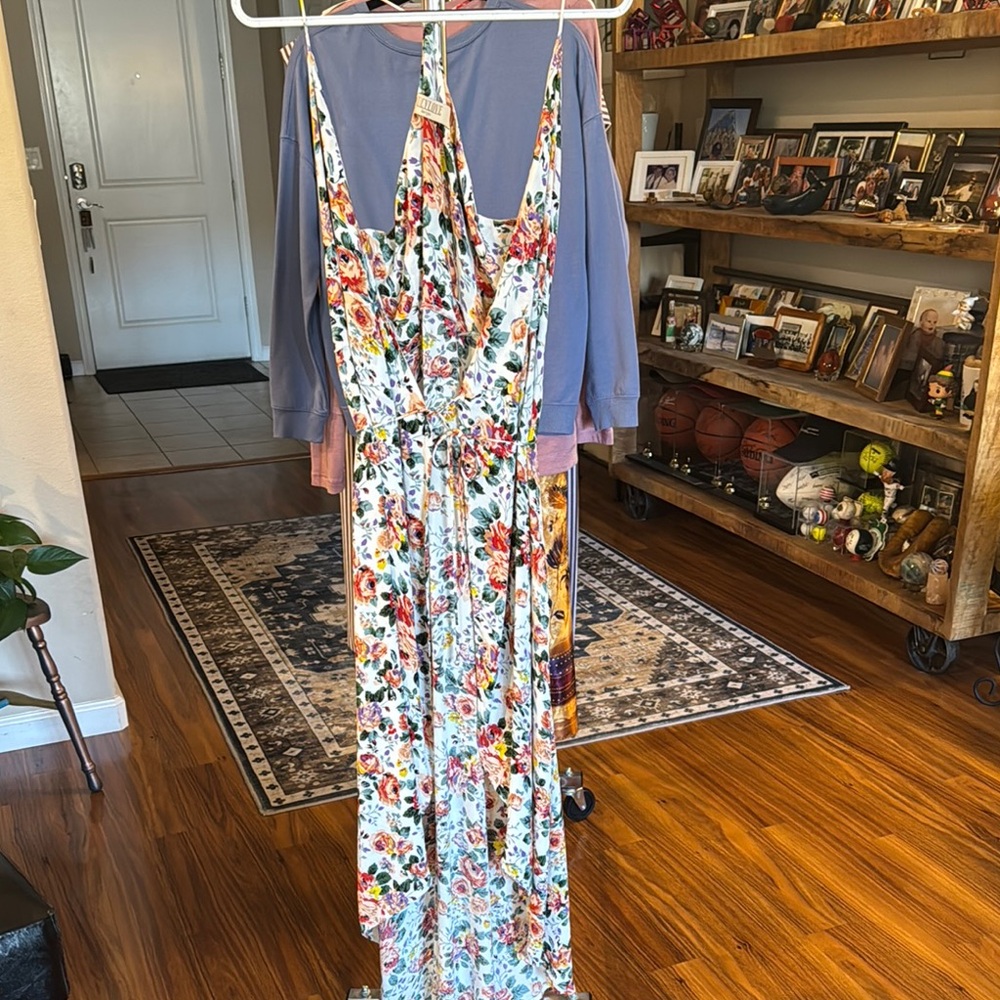 Lucy Love Floral High Low Dress - Multicolor